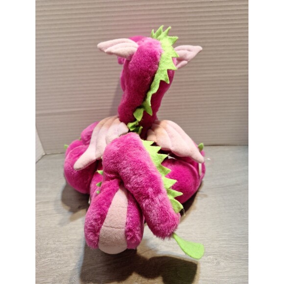 Dragoons Pink Green Plush dragon - Picture 3 of 8